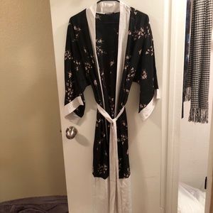 Long floral kimono